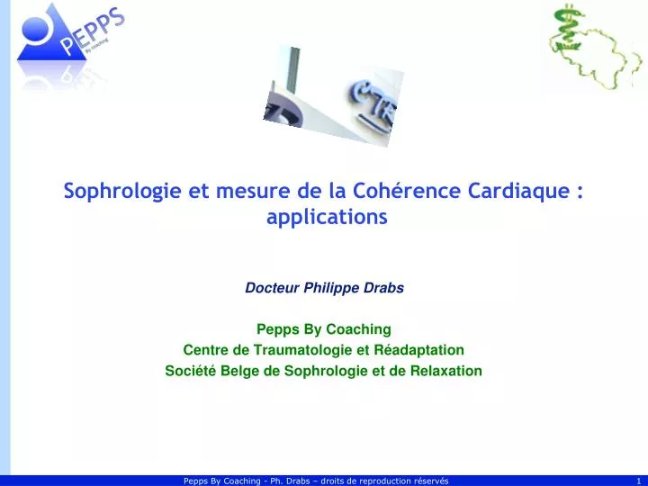 sophrologie et mesure de la coh rence cardiaque applications