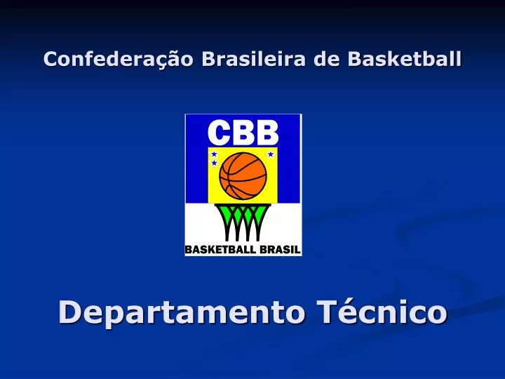 confedera o brasileira de basketball departamento t cnico