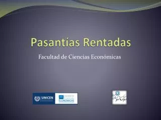 pasant as rentadas