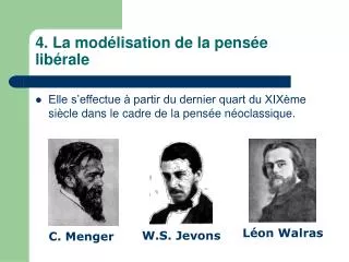 4 la mod lisation de la pens e lib rale