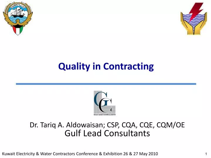 quality in contracting