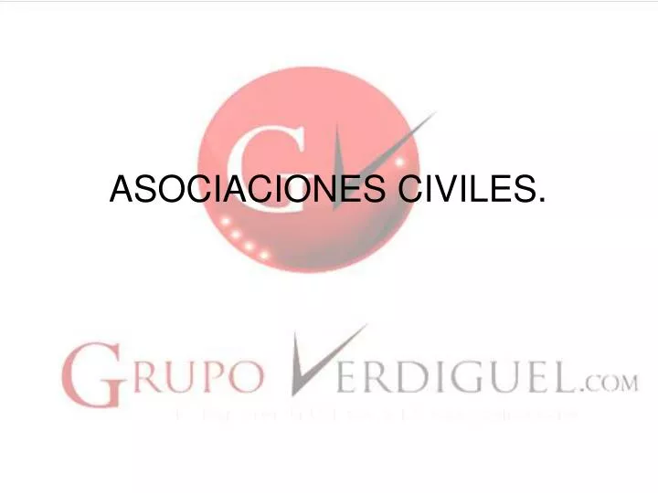 asociaciones civiles