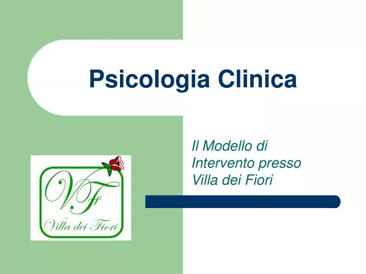 psicologia clinica