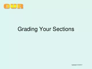 Grading Your Sections