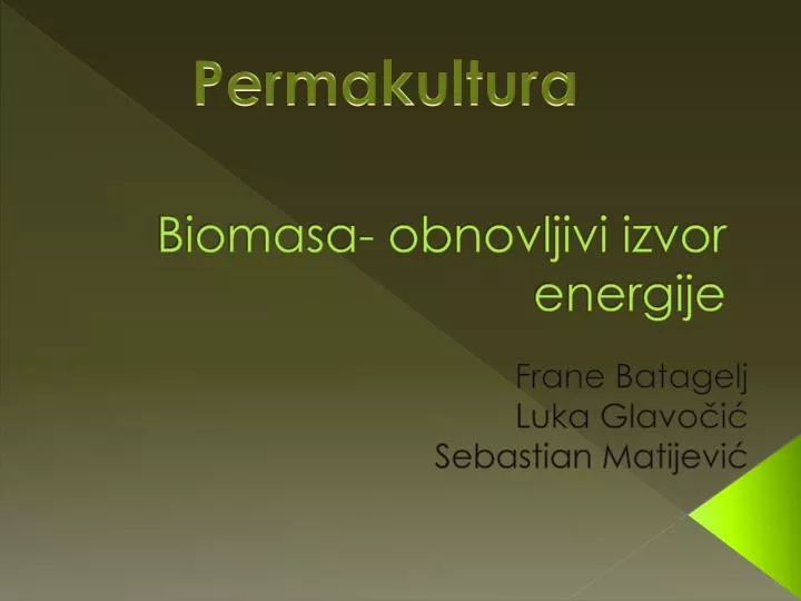 biomasa obnovljivi izvor energije