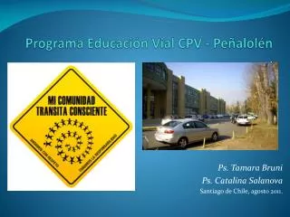 programa educaci n vial cpv pe alol n