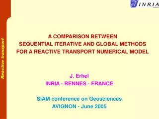 A COMPARISON BETWEEN SEQUENTIAL ITERATIVE AND GLOBAL METHODS