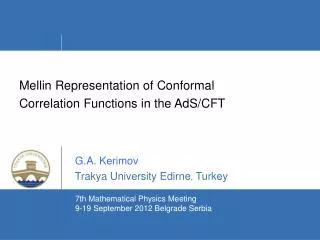 Mellin Representation of Conformal Correlation Functions in the AdS/CFT