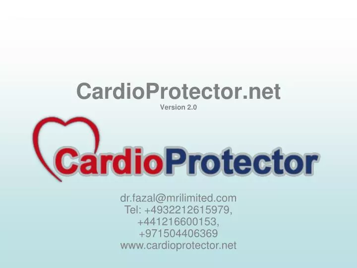 cardioprotector net version 2 0