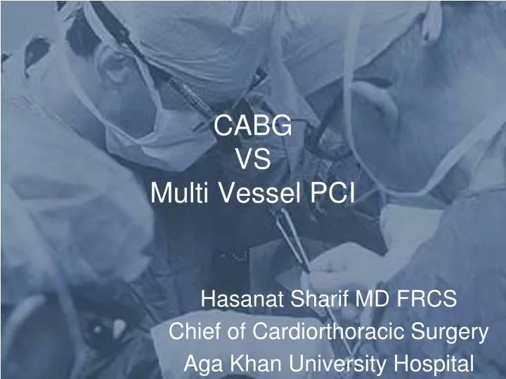 cabg vs multi vessel pci