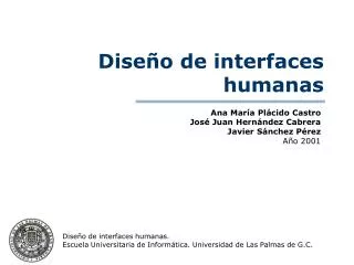 dise o de interfaces humanas