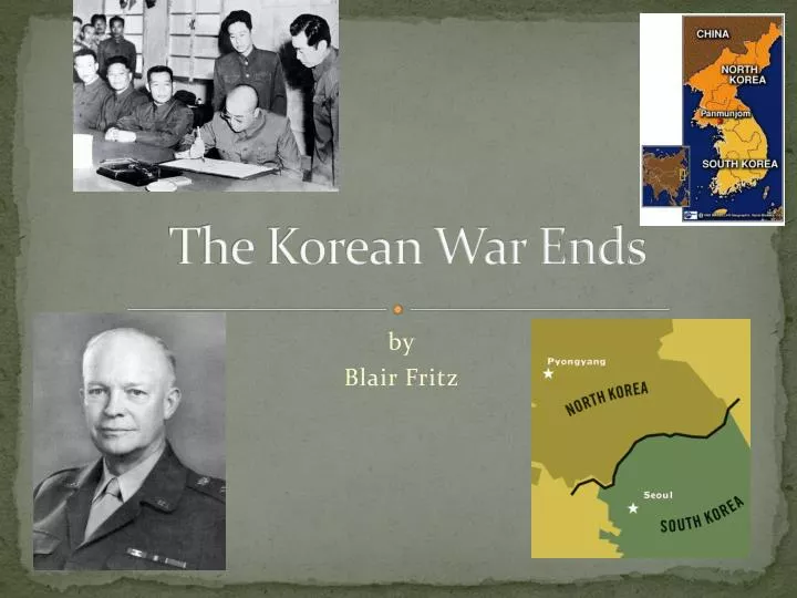 the korean war e nds