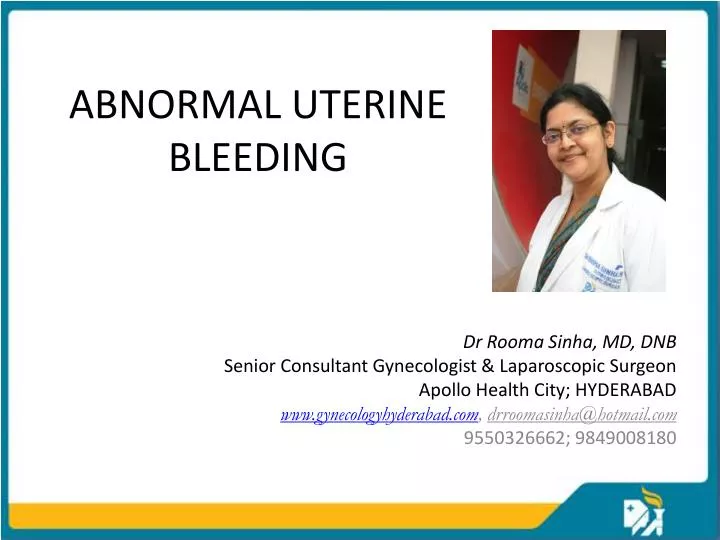 Ppt Abnormal Uterine Bleeding Powerpoint Presentation Id4952316