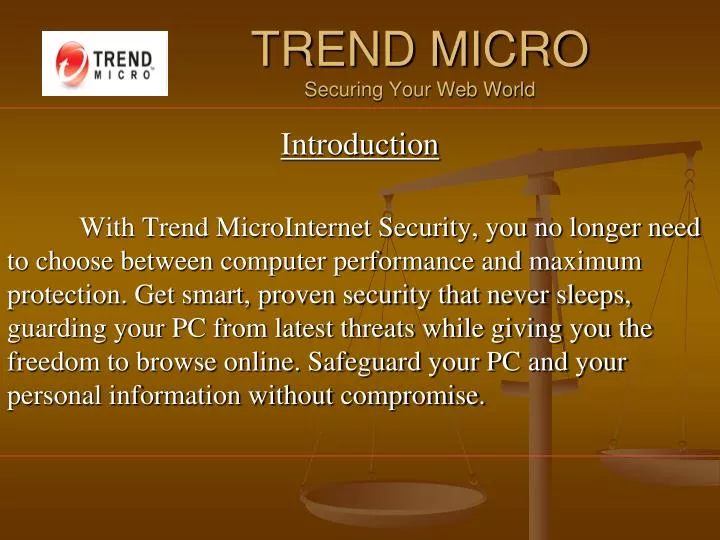 trend micro securing your web world
