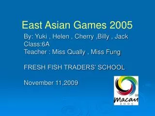 East Asian Games 2005