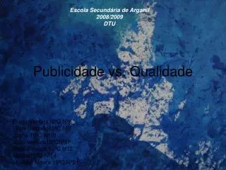publicidade vs qualidade