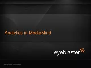 Analytics in MediaMind