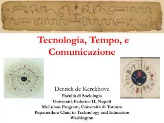 tecnologia tempo e comunicazione