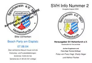 svh info nummer 2