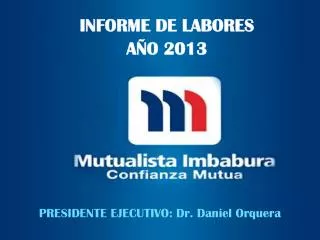 informe de labores a o 2013