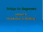 Bridge for Beginners - slide 1