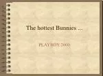 The hottest Bunnies ...