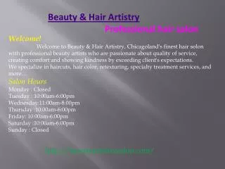 Hair Salon| Keratin Treatment| Special Occasion Hair Style|