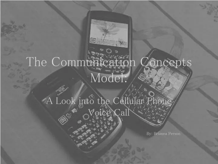the communication concepts model