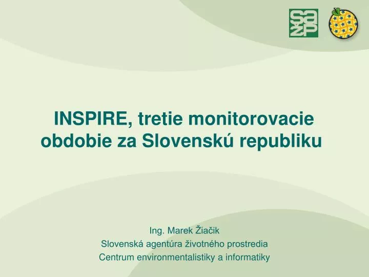 inspire tretie monitorovacie obdobie za slovensk republiku