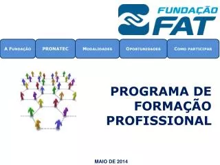 programa de forma o profissional