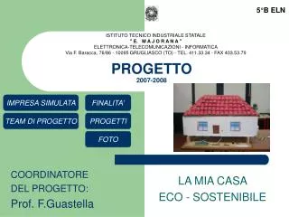 progetto 2007 2008