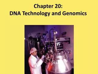 Chapter 20: DNA Technology and Genomics