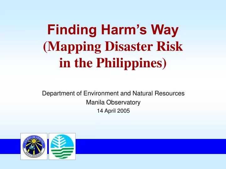 finding harm s way mapping disaster risk in the philippines