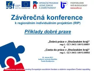 z v re n konference