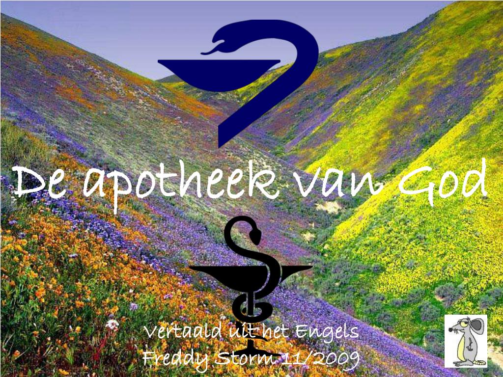 PPT - De apotheek van God PowerPoint Presentation, free download - ID