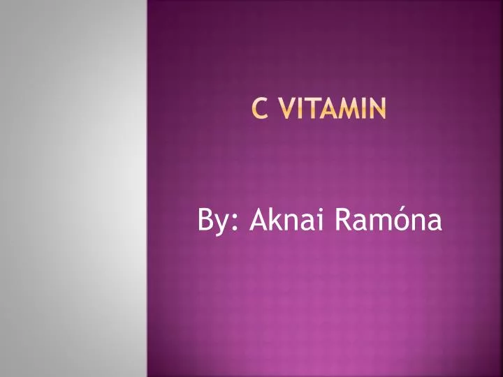 c vitamin