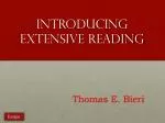 Introducing Extensive Reading