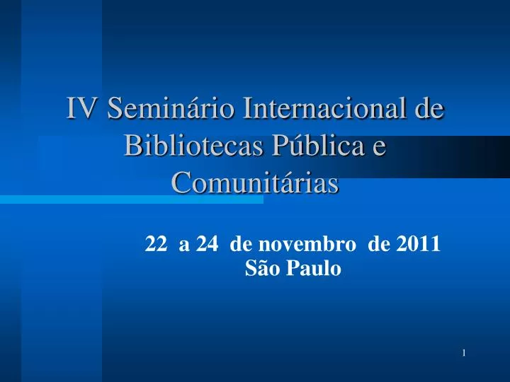 iv semin rio internacional de bibliotecas p blica e comunit rias