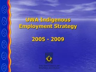 UWA Indigenous Employment Strategy