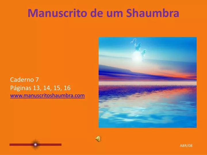 manuscrito de um shaumbra