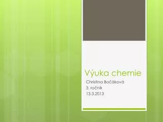v uka chemie