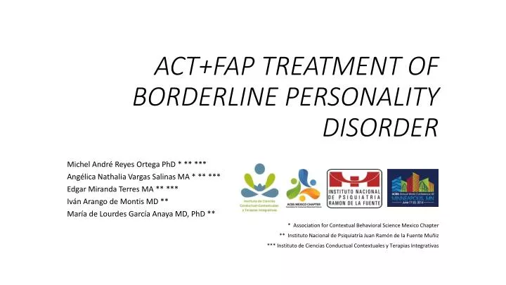 act fap treatment of borderline personality disorder