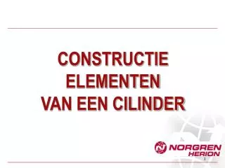 constructie elementen van een cilinder