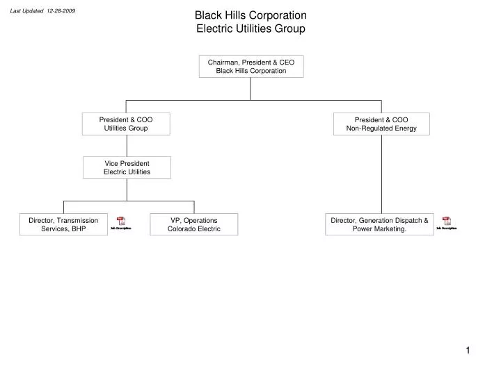 black hills corporation electric utilities group