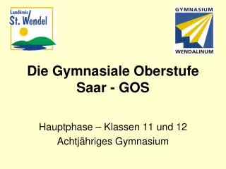 die gymnasiale oberstufe saar gos