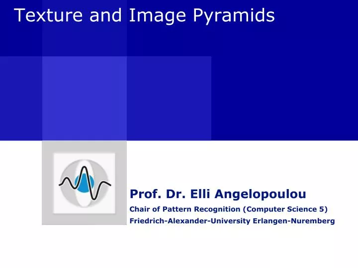 texture and image pyramids