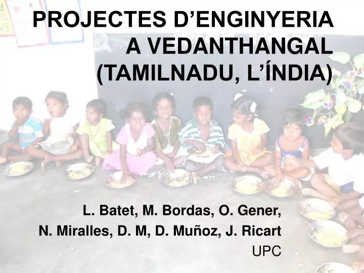 projectes d enginyeria a vedanthangal tamilnadu l ndia