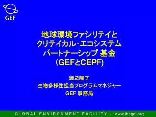 gef cepf