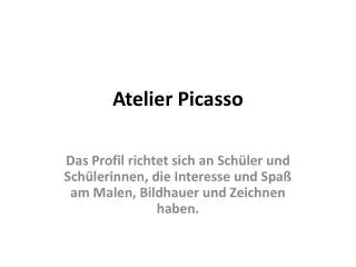 atelier picasso