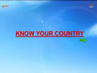 KNOW YOUR COUNTRY